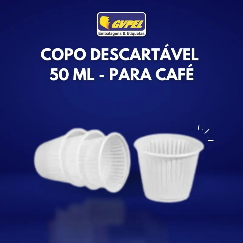 Imagem ilustrativa de Copo descartável para café com tampa